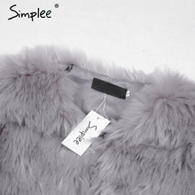 Load image into Gallery viewer, Vintage Fluffy Faux Fur Coat