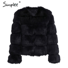 Load image into Gallery viewer, Vintage Fluffy Faux Fur Coat