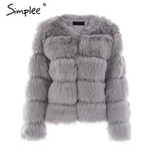 Load image into Gallery viewer, Vintage Fluffy Faux Fur Coat